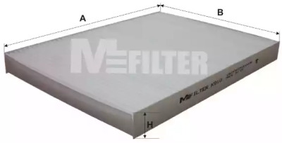 Фильтр воздуха салона MFILTER K 910